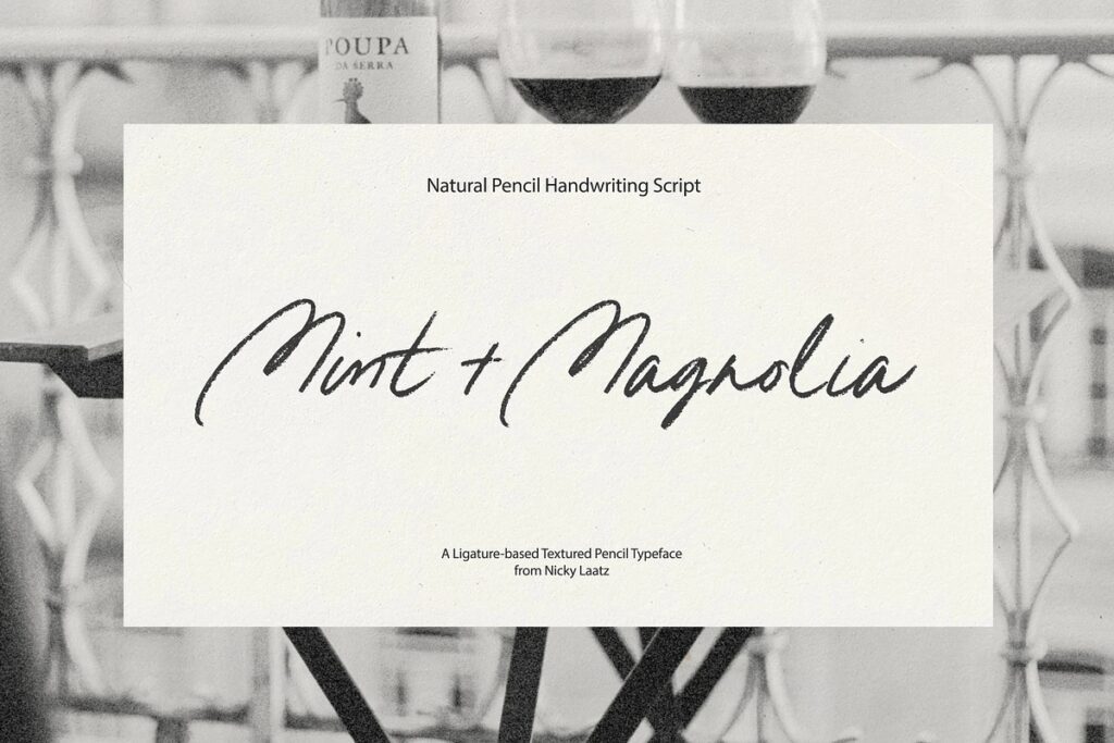 Mint + Magnolia Typeface