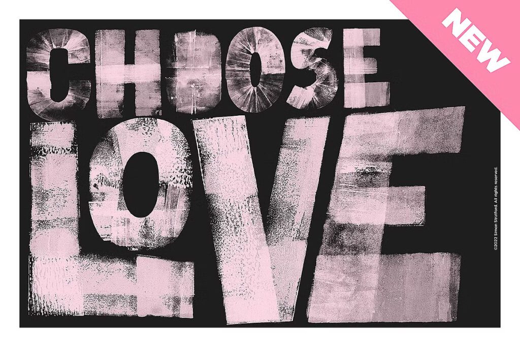 Display font Choose Love sans serif