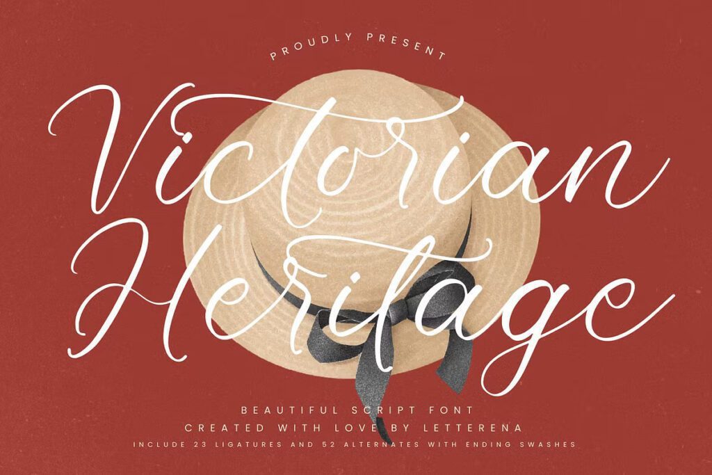 Victorian Heritage Beautiful Script