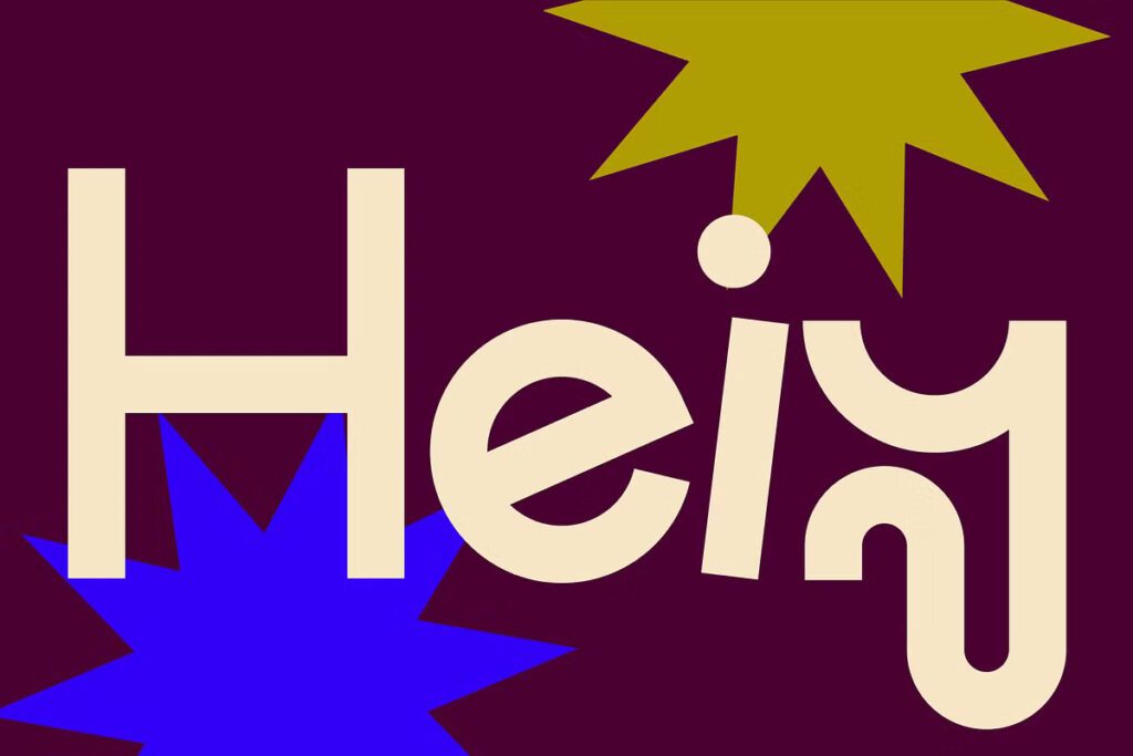 Heiy Typeface
