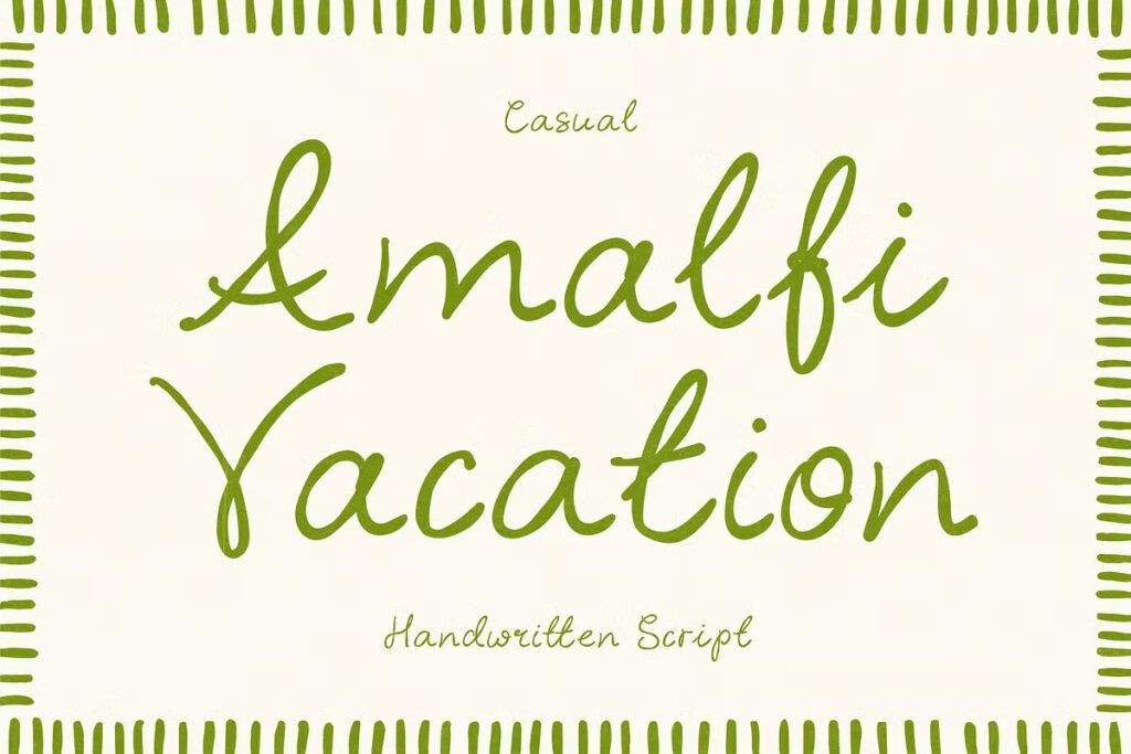 Italian Wedding Handwritten Font