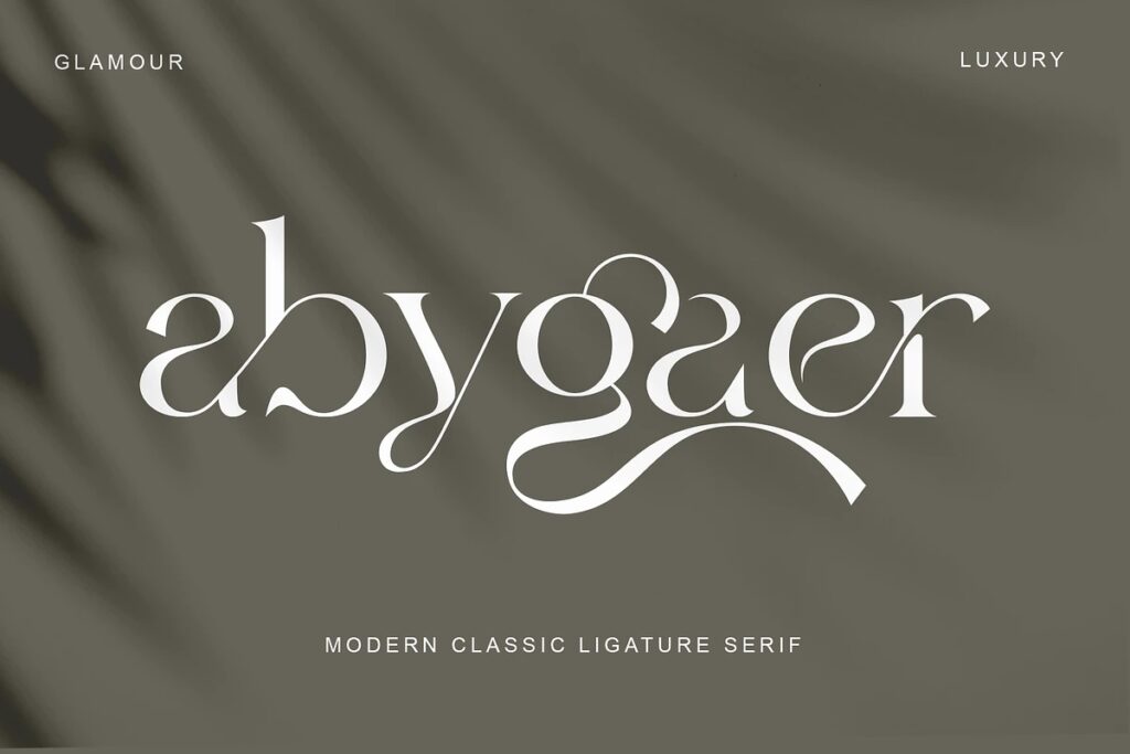 Abygaer | Classic Ligature Serif | Download