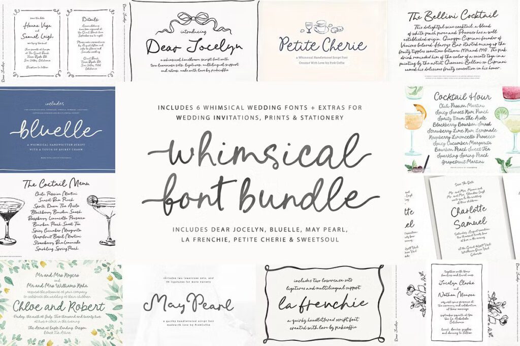 Whimsical Wedding Font