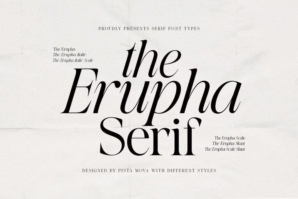 The Erupha Serif