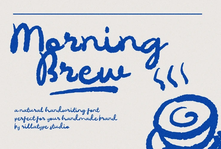 Morning Brew Natural Script