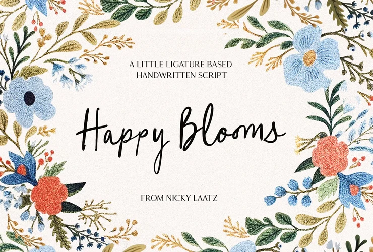 Happy Blooms Script