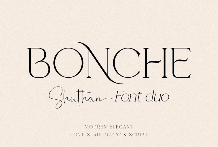 Bonche Shuthan Font
