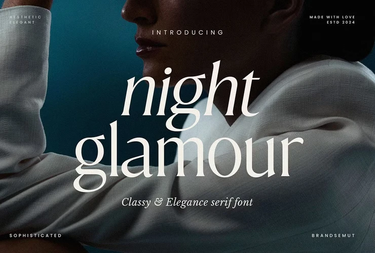 Night Glamour Classy Serif Font