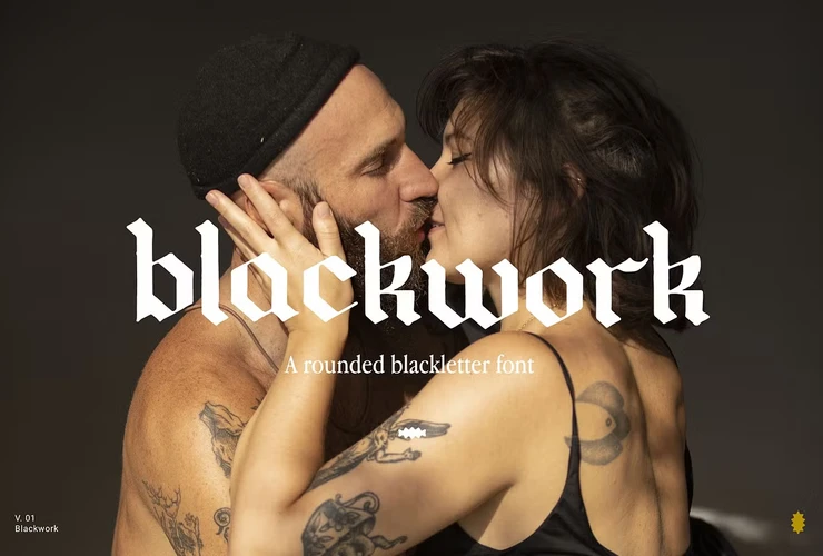 Blackwork Font Download