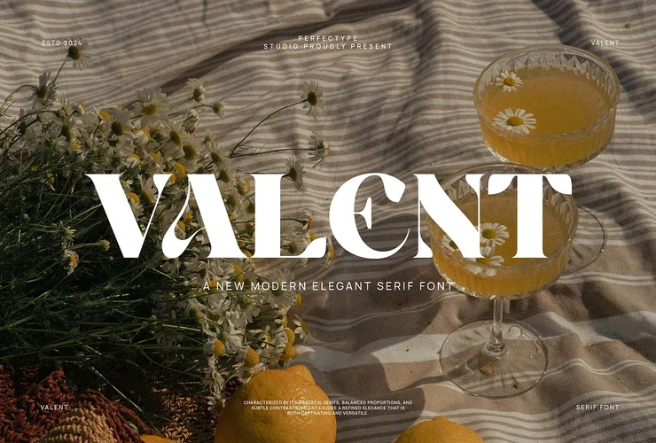 Valent Retro Serif Font