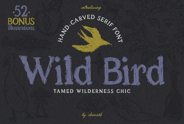 Wild Bird Hand Crafted Font