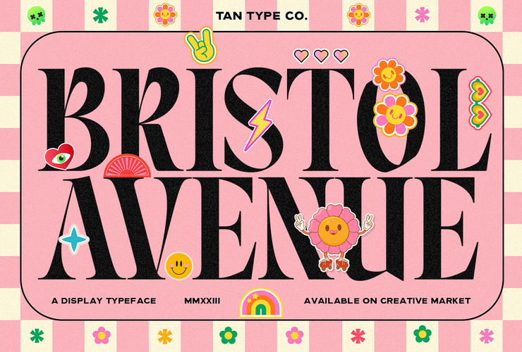 TAN BRISTOL AVENUE Font