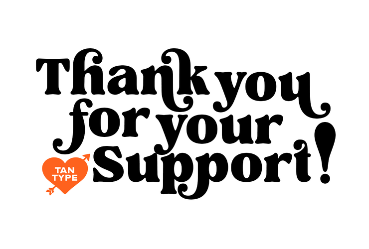 TAN BUNDLE OF 5 Fonts