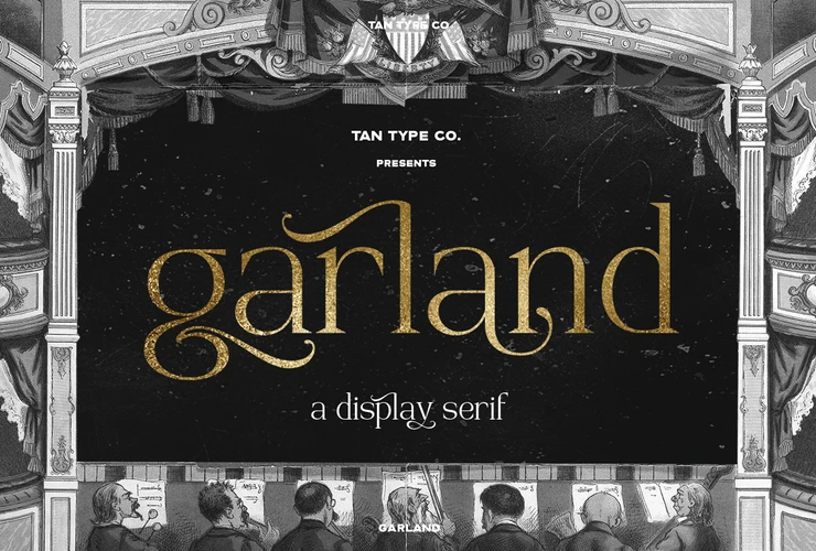 TAN GARLAND Font