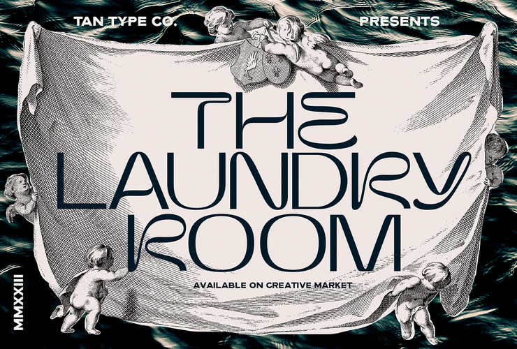 TAN THE LAUNDRY ROOM Font