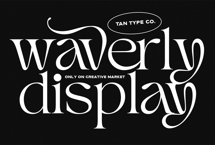 TAN WAVERLY Font