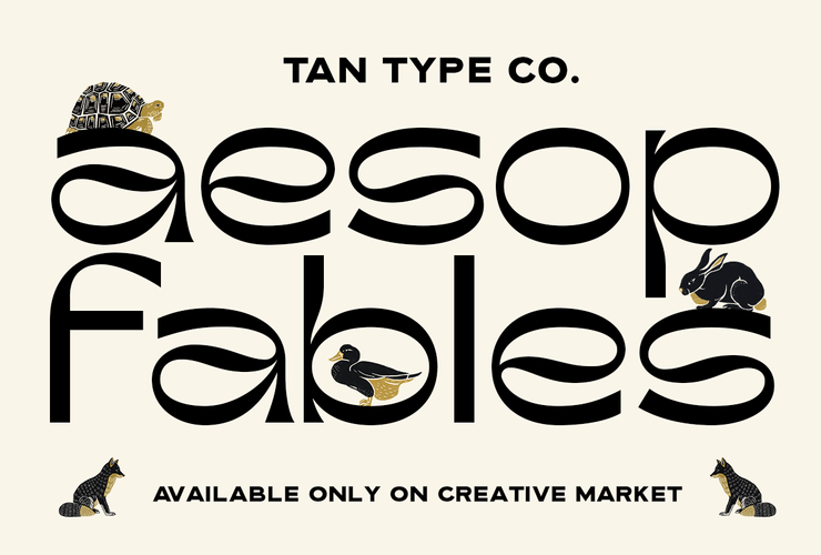 TAN AESOP FontTAN AESOP Font