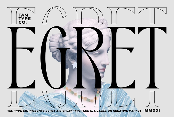 TAN EGRET Font