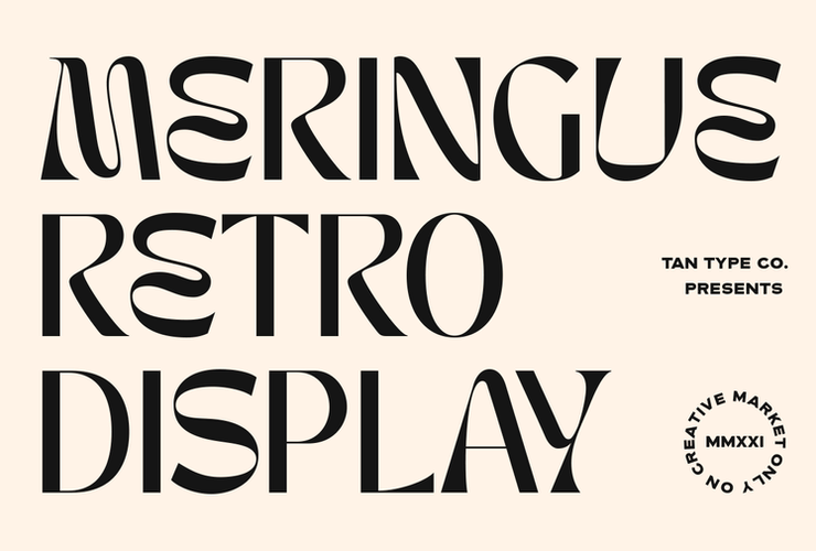 TAN MERINGUE Font