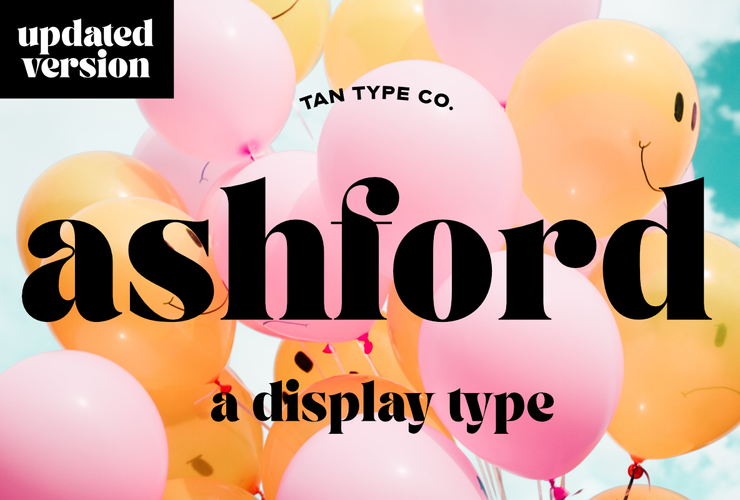 TAN ASHFORD Font