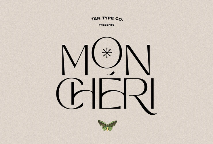 TAN MON CHERI FONT