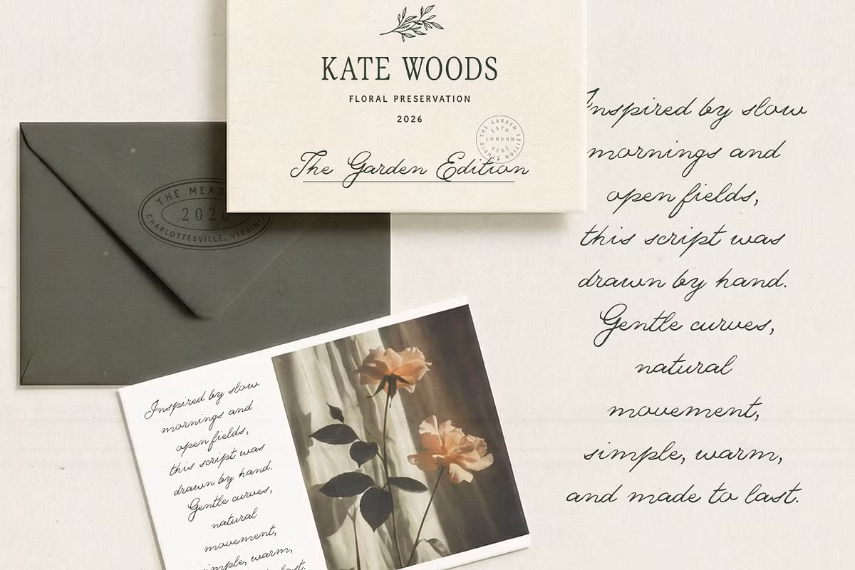 An artistic representation of The Meadows font styles