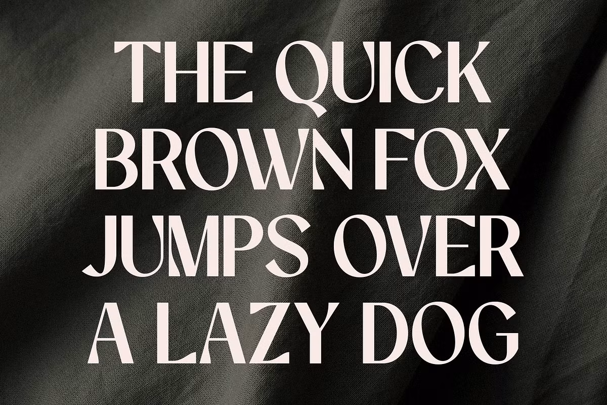 Character sets of Affigue typeface