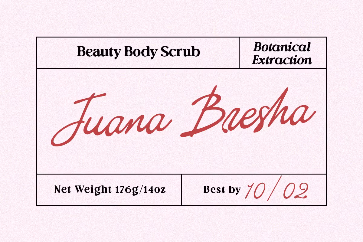 Visual representation of font styles in Editorial Collection