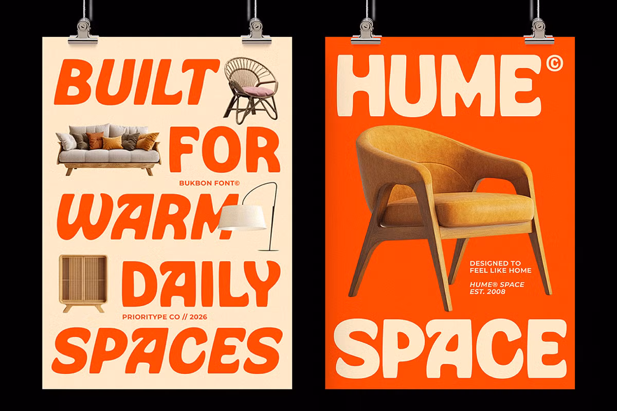 Visual representation of Bukbon's character set