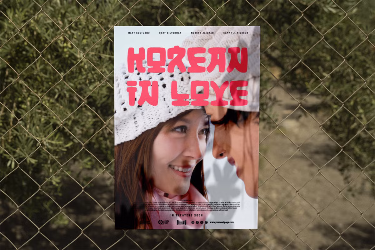 Hangul Street Font in use on food packaging