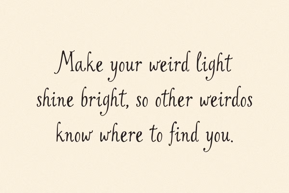 Creative design featuring the Westfalia typeface