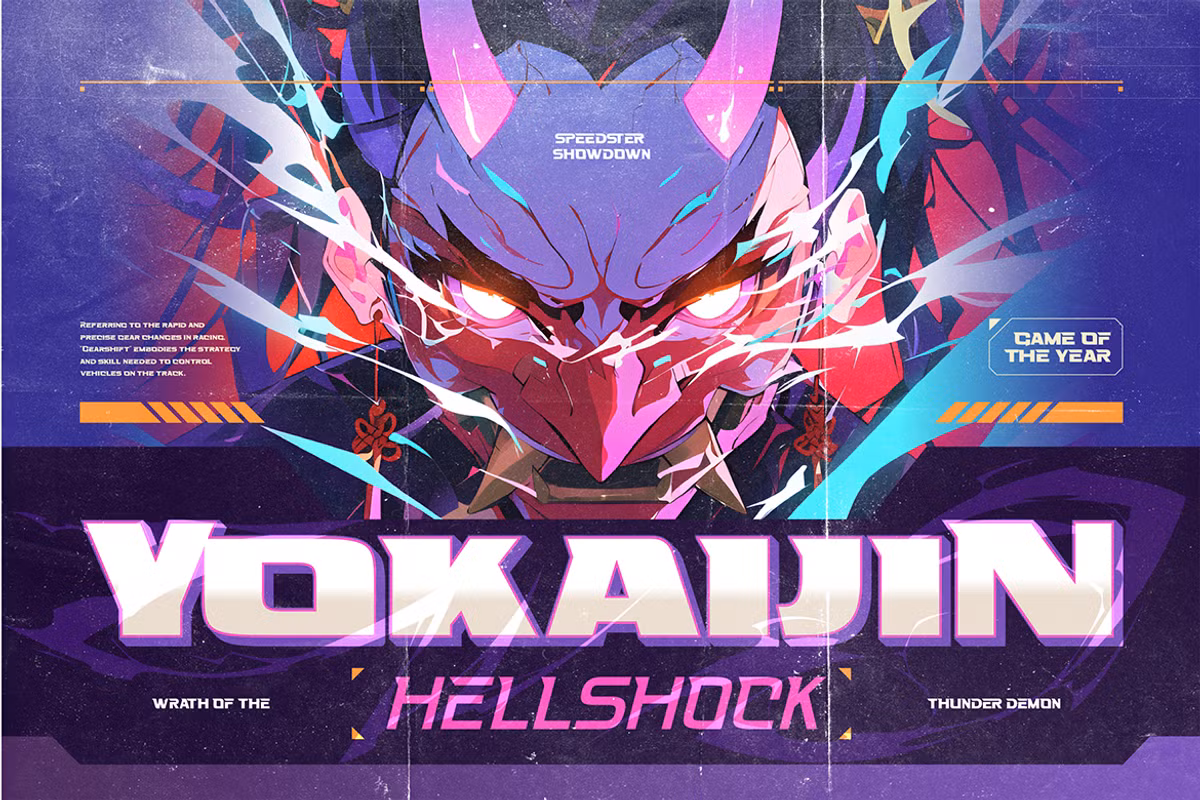 Visual representation of different Fasthour font styles