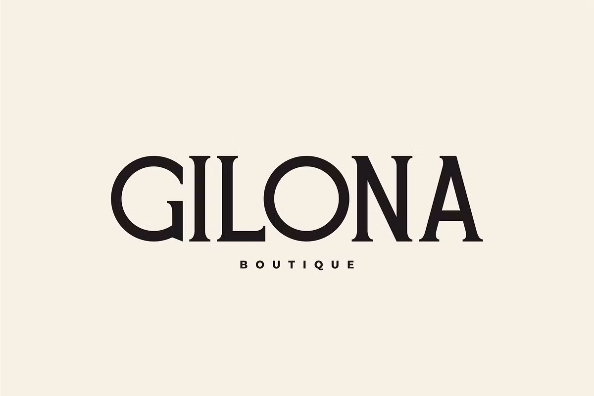 Djore font showcased in a branding project