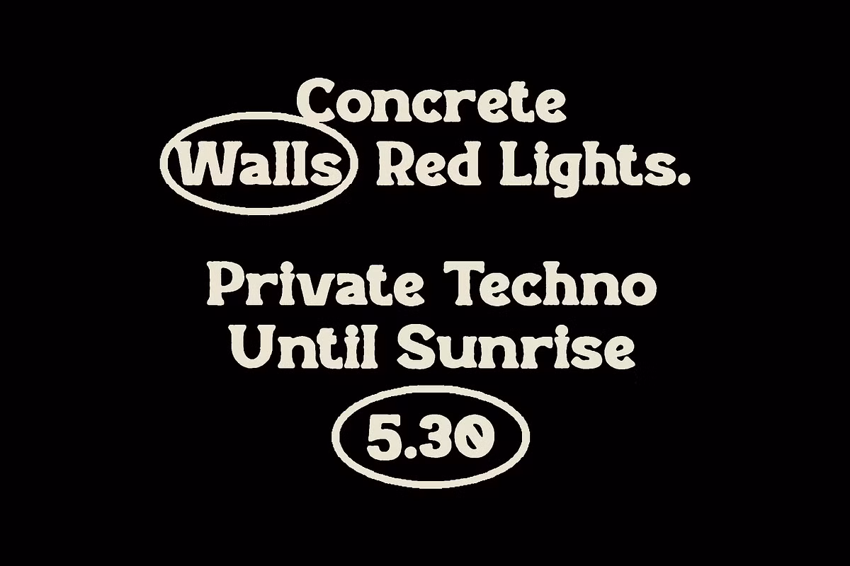 Illustration of the Carnivels font style