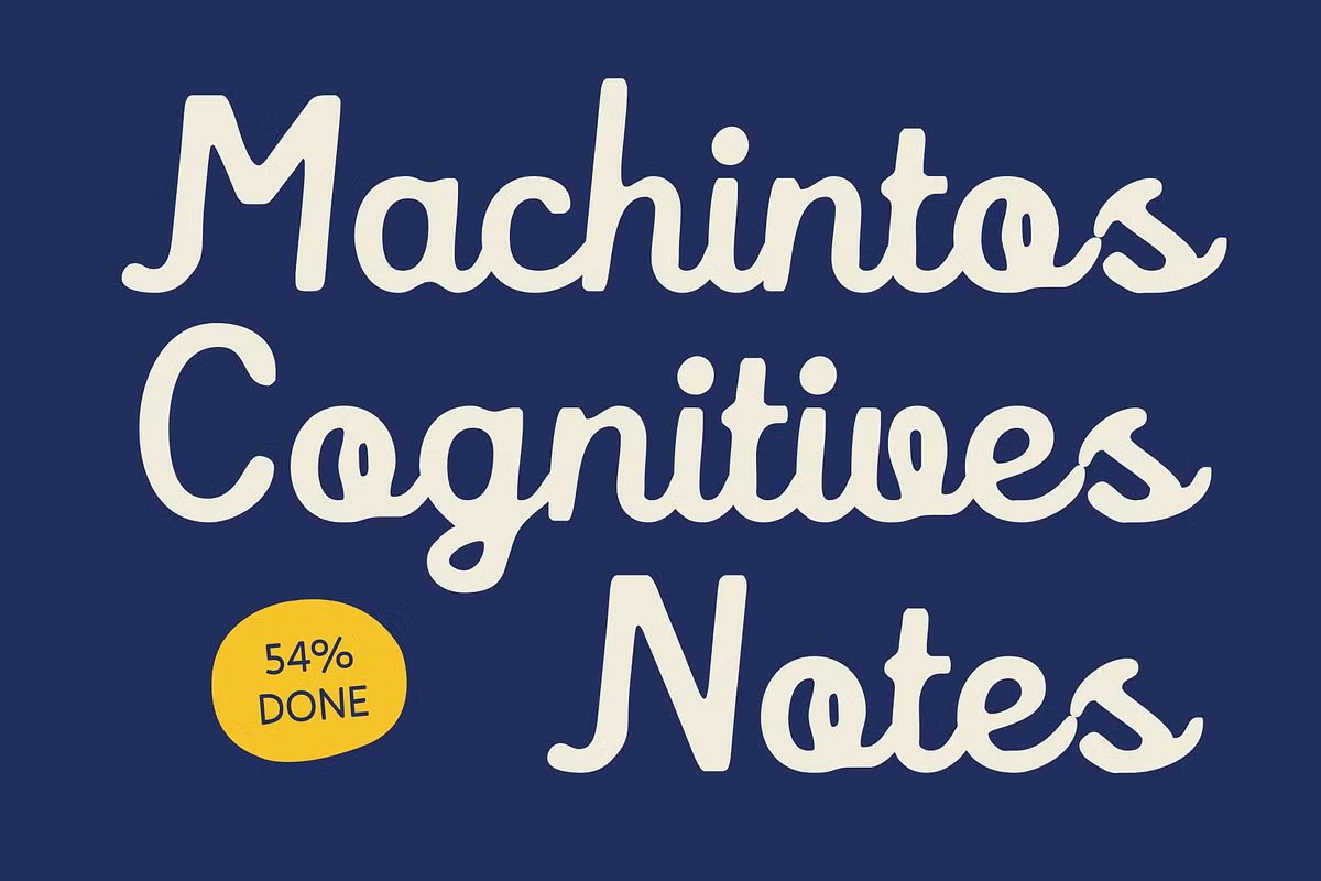 Close-up of the font showcasing its handcrafted style