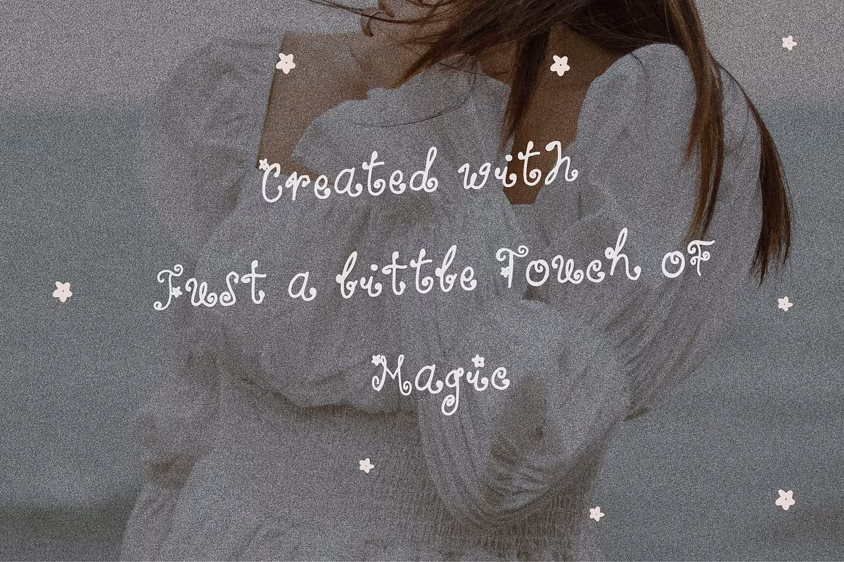 Visual representation of diverse characters in Sunday Morning Type font