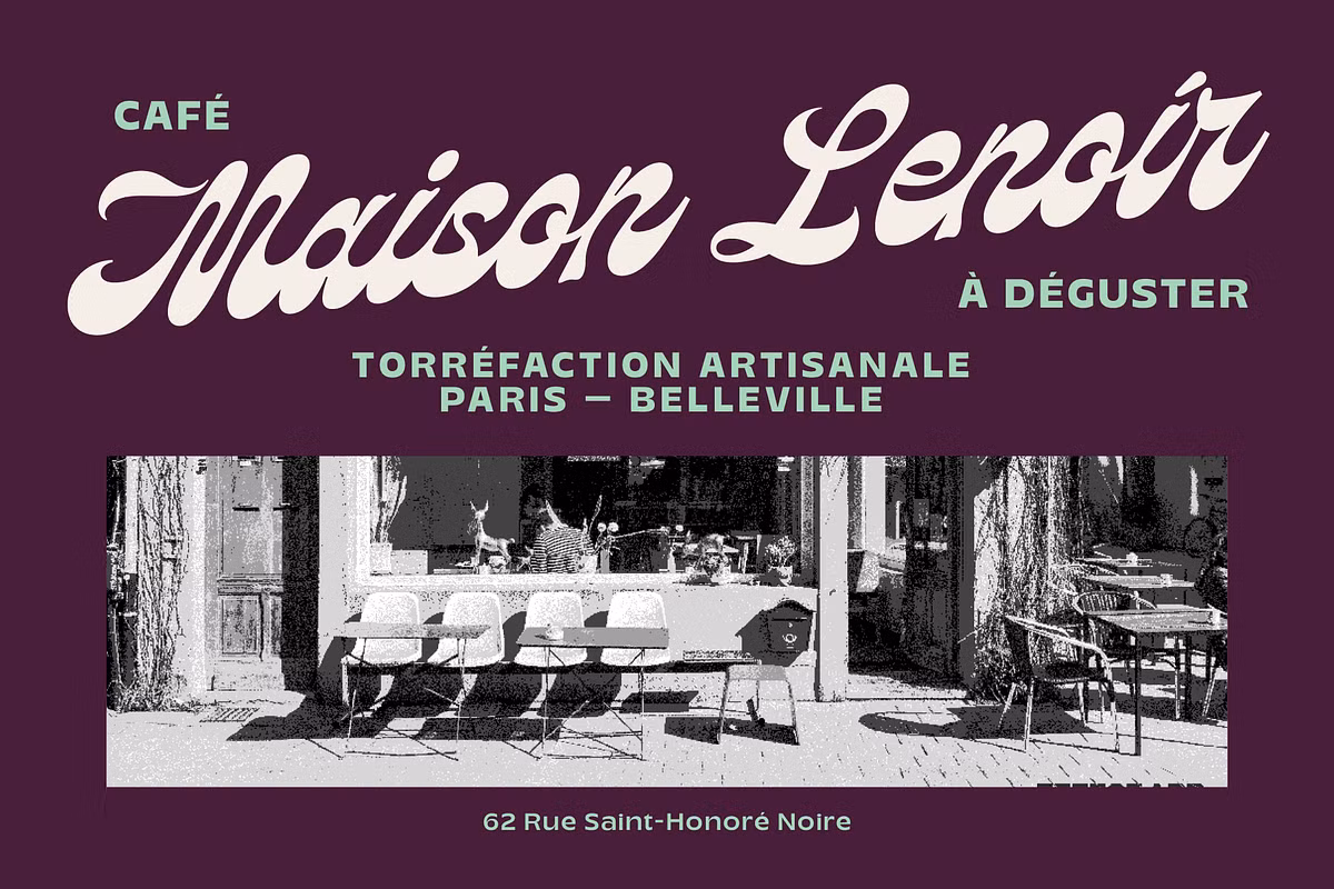 Typography sample showing features of TNSC Olivian