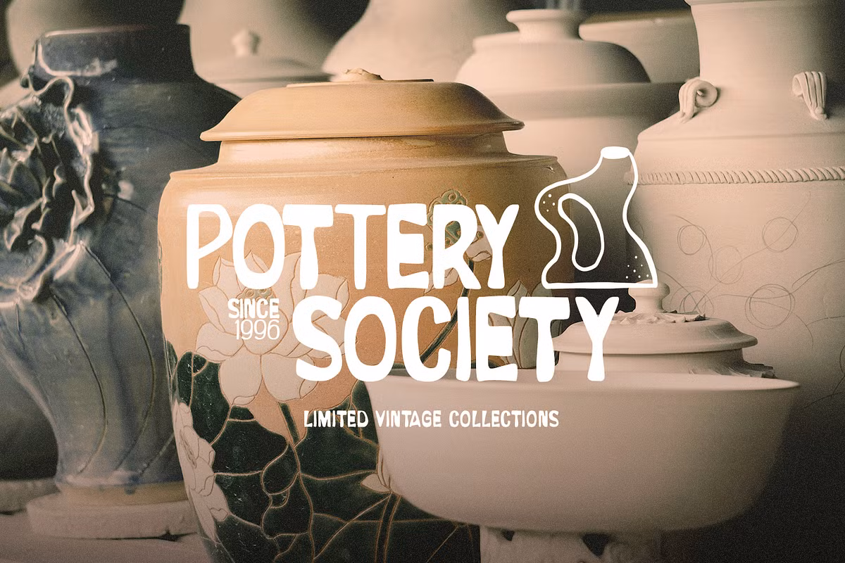 Watterlime font in a vintage design context