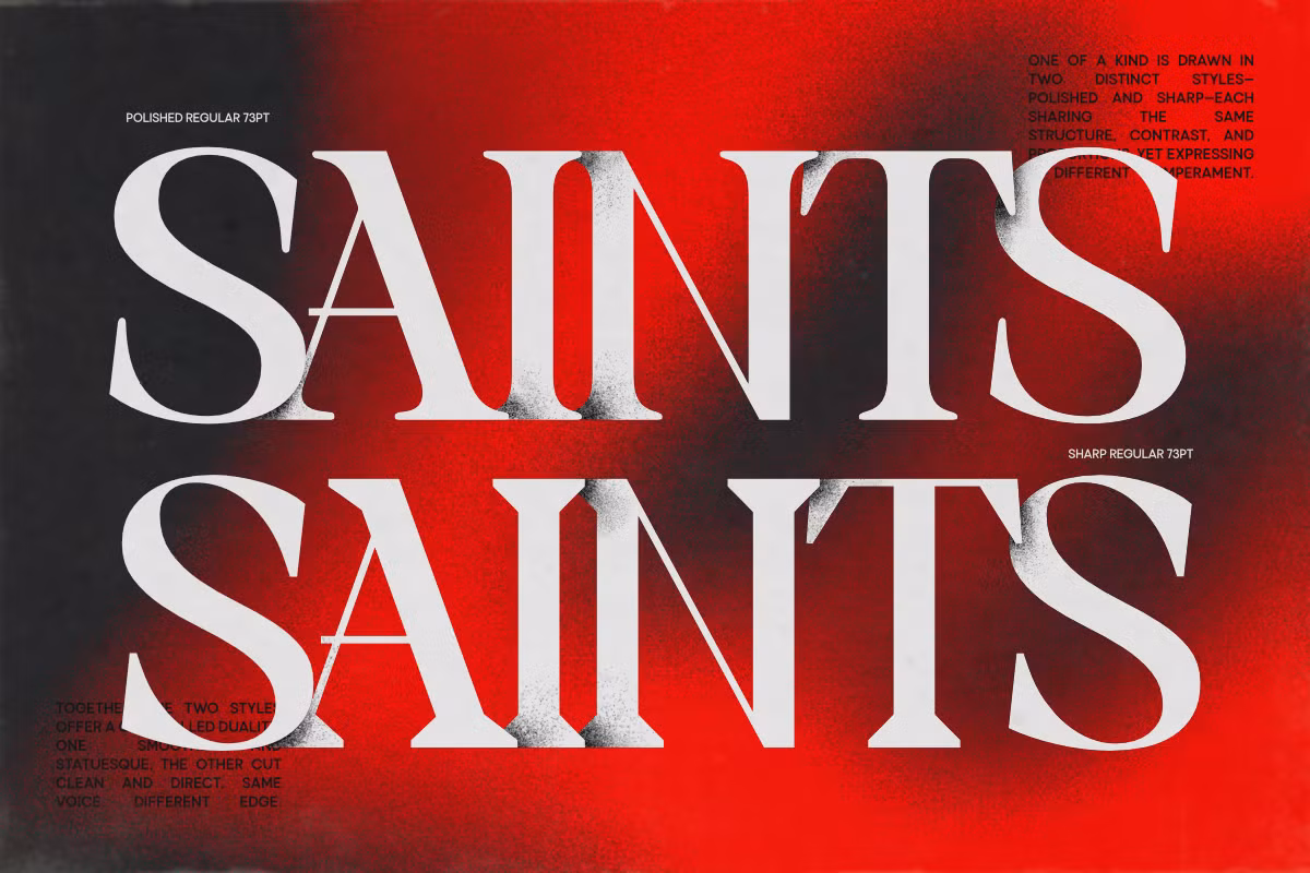 Example of character sets in TBJ One of a Kind