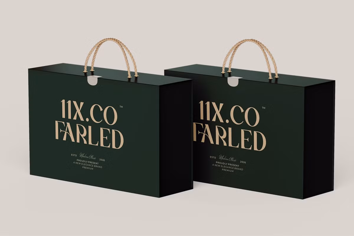 A modern sans serif font example