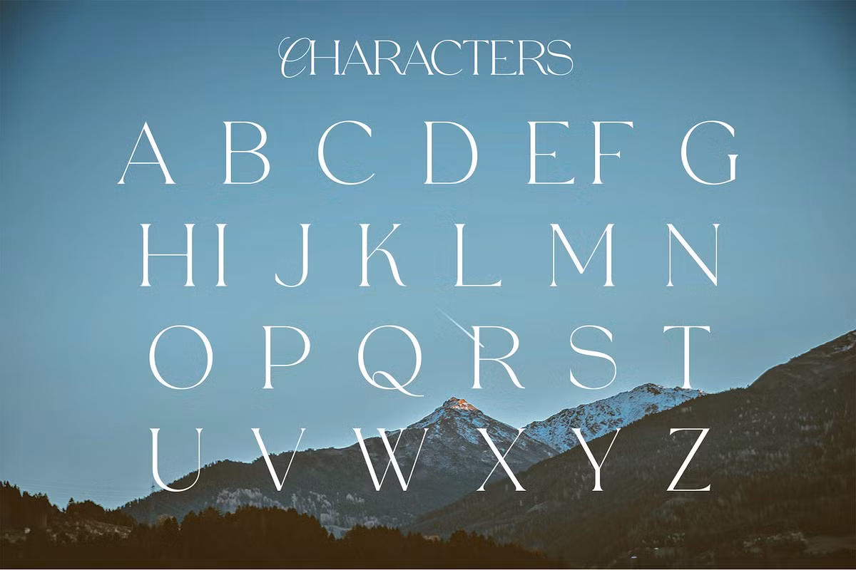 Examples of branding materials using Parode font