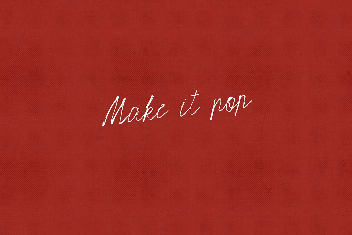 Visual examples of Red Strokes in use