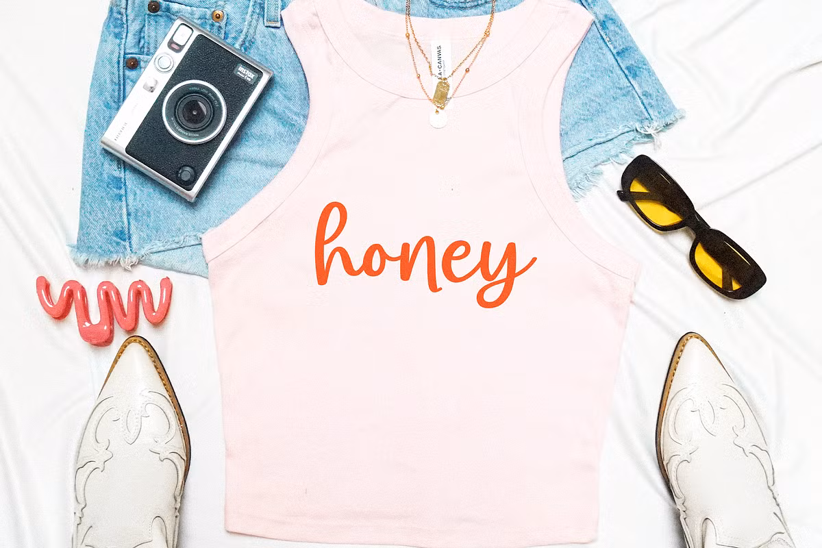 Creative project using Homebody font for wedding decor