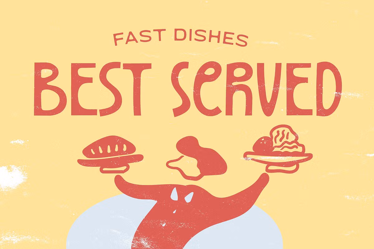 Visual representation of Costage font character set