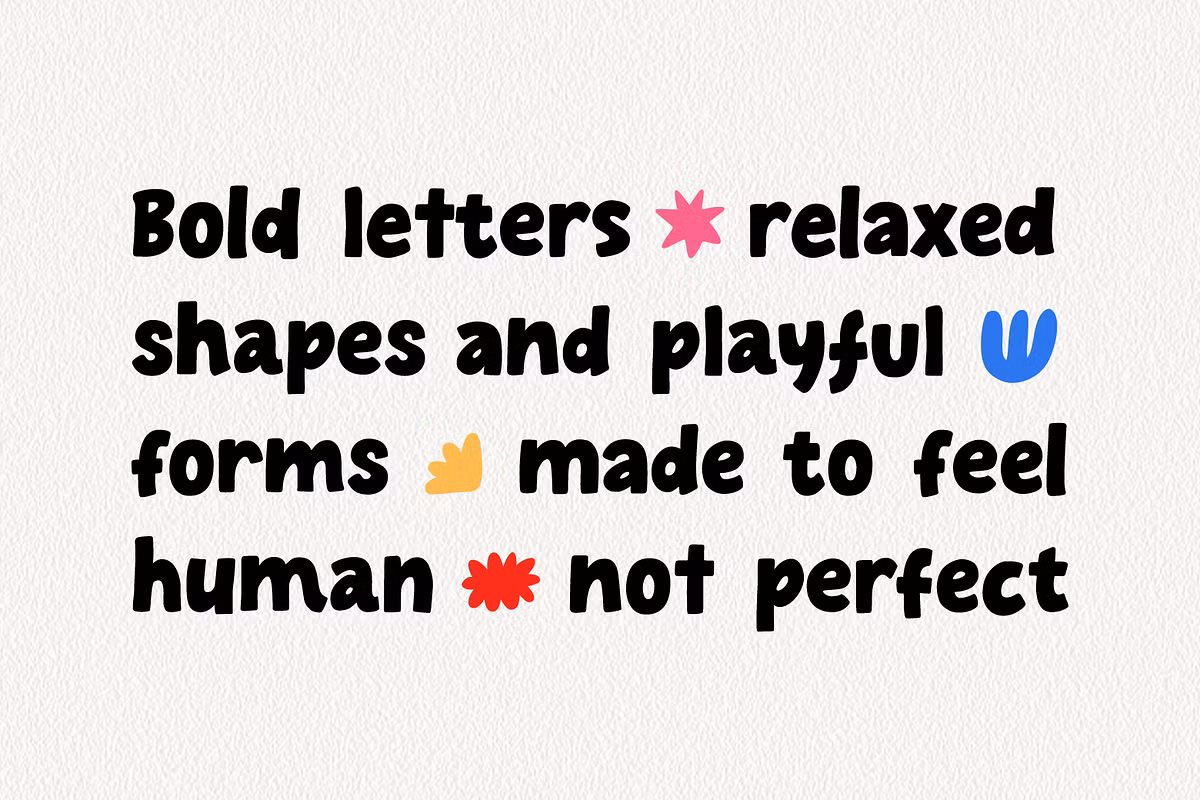 Example of Everink Loose font in use