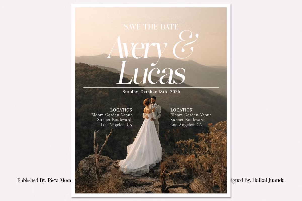 Elegant serif typeface sample