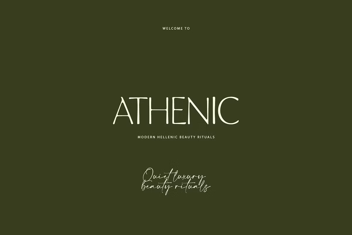 Gaian font showcasing its elegant design on a textured background