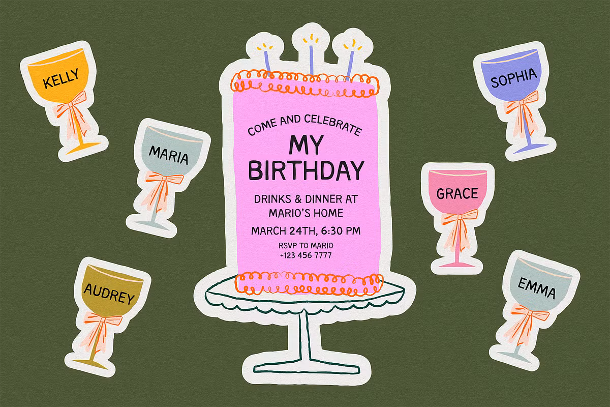 Example of designs using ARCHIVE font