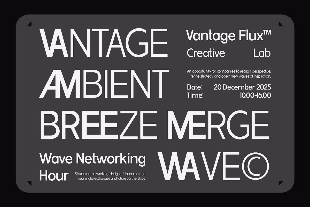 Example of Juturu Blaarr typeface in use