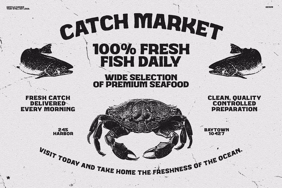 Character sets and features of BaseHead font